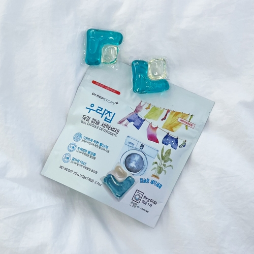 우리집 듀얼 캡슐 세탁세제 8kg